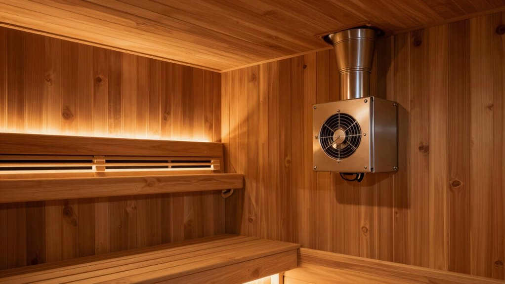 sauna ventilation system choice