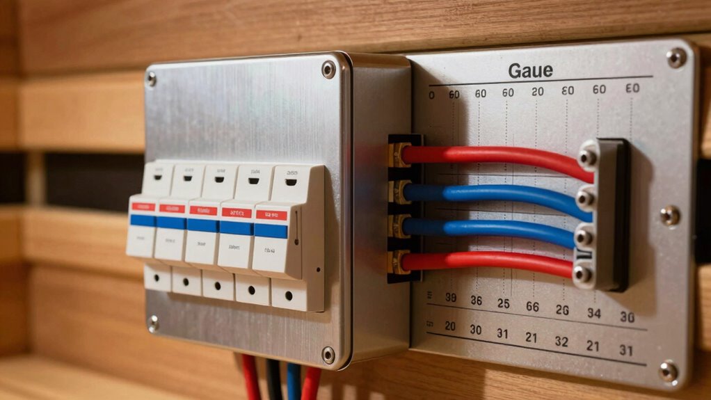 sauna wiring and safety upgrades