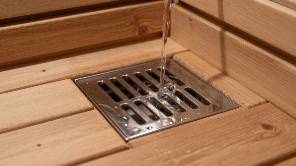 seal water drainage test