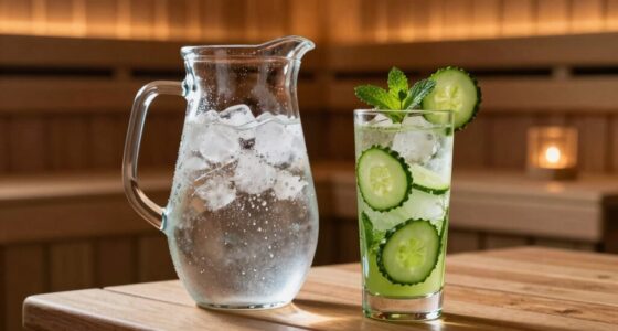 stay hydrated for sauna