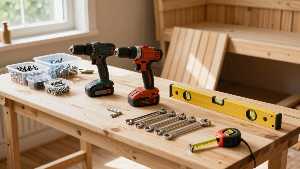 tools materials ventilation finishes