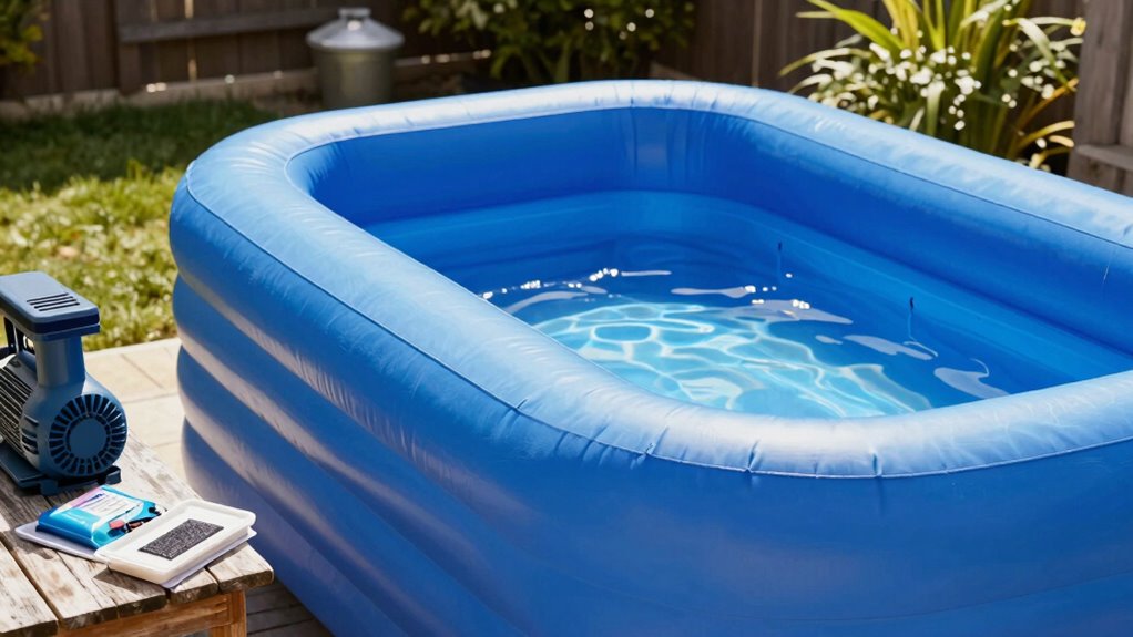 troubleshooting inflatable pool leaks