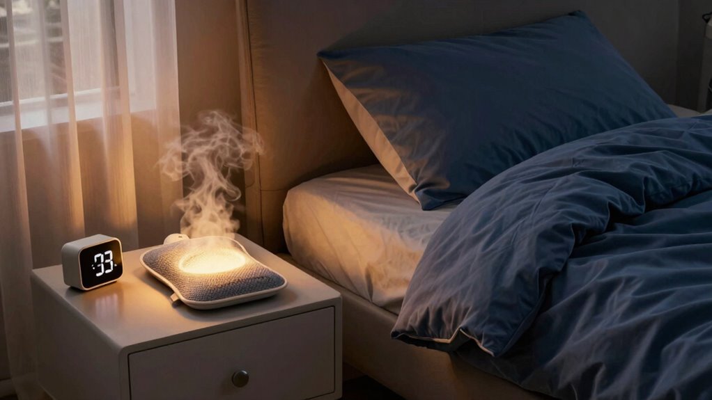 use heat before sleep