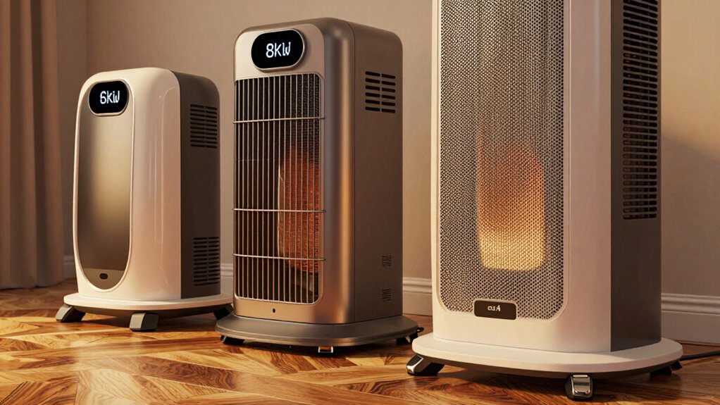 wattage influences heater performance