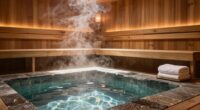 weekly sauna cold plunge