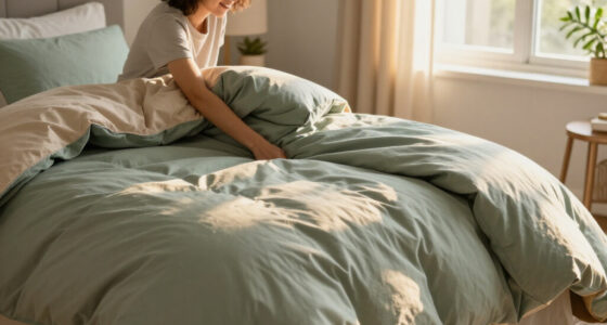 Prime Members: 7-Pc Bedsure Queen Comforter Bed Set In A Bag (Sage Green/Beige) $22.80 + Free S&H